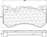 StopTech Mercedes Benz Front Performance Brake Pads - 309.12910