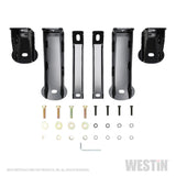 Westin 2019 Chevrolet Silverado/Sierra 1500 Crew Cab Platinum 4 Oval Nerf Step Bars - Black - 21-4135