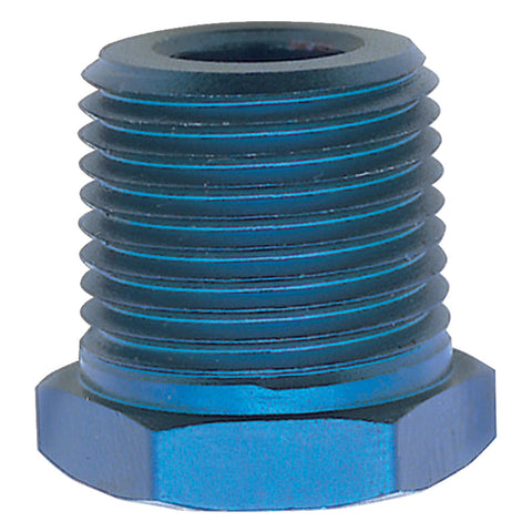 Russell Performance 3/4in Male to 1/2in Female Pipe Bushing Reducer (Blue) - 661620