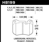 Hawk 79-83 PeuGeot 504 Station Wagon Front ER-1 Brake Pads - HB199D.702