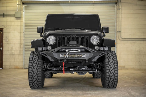 Addictive Desert Designs 07-18 Jeep Wrangler JK Stealth Fighter Front Bumper w/ Winch Mount - F951232080103