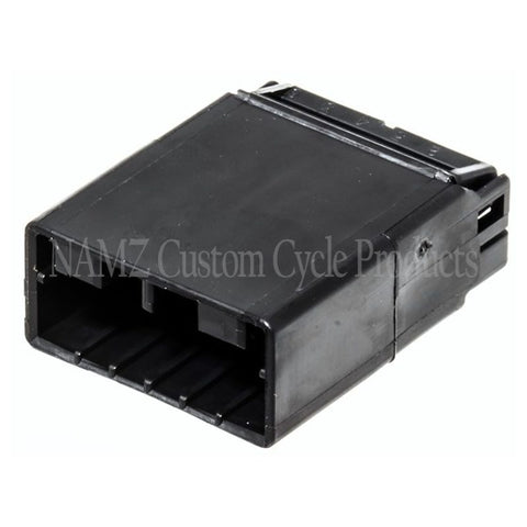 NAMZ AMP Multilock 6-Position Male Wire Cap Housing (HD 73106-96BK) - NA-174930-2