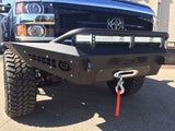 Addictive Desert Designs 15-18 Chevy Silverado 2500 HoneyBadger Front Bumper w/ Winch Mount - F347355000103