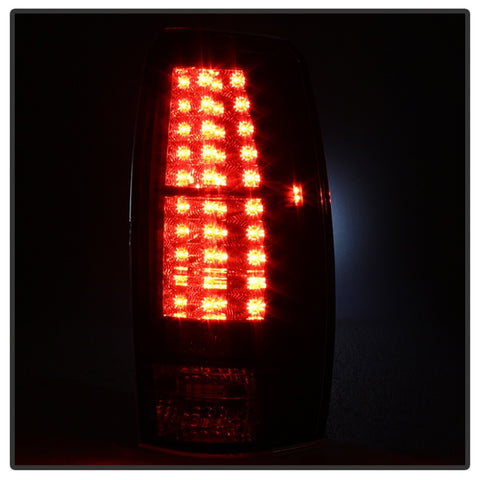 Spyder Chevy Avalanche 07-13 LED Tail Lights Black ALT-YD-CAV07-LED-BK - 5032461