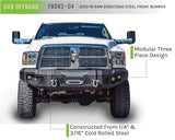 DV8 Offroad 10-18 RAM 2500 Front Bumper - FBDR2-04