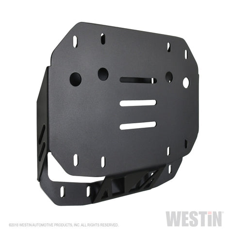 Westin 18-19 Jeep Wrangler JL WJ2 Spare Tire Relocator - Textured Black - 59-89005