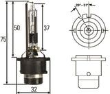 Hella HID Capsule D2R 12V 35W Bulb - H83070001