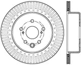 StopTech Slotted & Drilled Sport Brake Rotor Left Rear 13-14 Lexus GS300/350/400/430 - 127.44189L