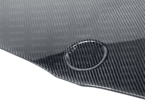 Seibon 10-12 BMW 3 Series E92 2DR LCI OEM-Style Carbon Fiber Hood - HD1112BMWE922D-OE