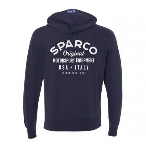 Sparco Sweatshirt ZIP Garage NVY - XL - SP04800BM4XL