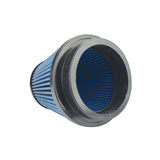 Injen NanoWeb Dry Air Filter 4.0 Flange w/ShurLok / 5.63 Base OD /6.0 Tall /4.0 Top w/Barb Fitting - X-1082-BB