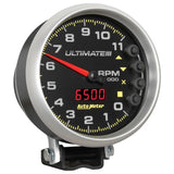 AutoMeter Gauge Tach 5in. 11K RPM Pedestal Datalogging Ultimate IIi Playback Black - 6888