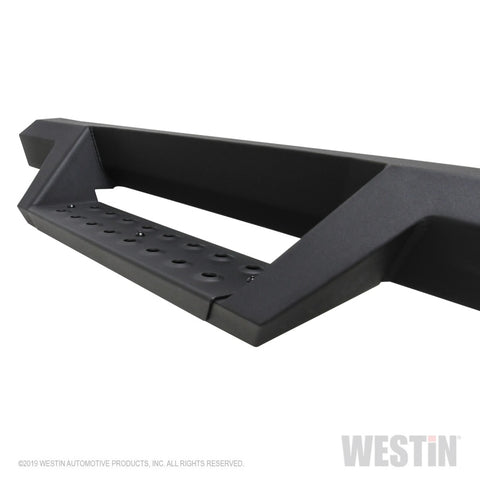 Westin 19-20 Chevrolet Silverado / GMC Sierra 1500 HDX Drop Nerf Step Bars - Textured Black - 56-14115