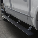 Go Rhino 19-24 Ram 1500 Quad Cab 4dr E1 Electric Running Board Kit (No Drill) - Tex. Blk - 20436680PC