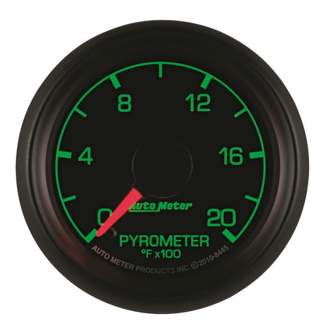 Autometer Factory Match Ford 52.4mm Full Sweep Electronic 0-2000 Deg F EGT/Pyrometer Gauge - 8445