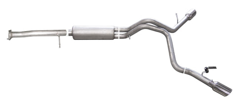 Gibson 07-10 Cadillac Escalade ESV Base 6.2L 2.5in Cat-Back Dual Extreme Exhaust - Stainless - 65403