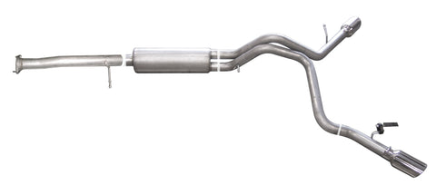 Gibson 07-10 Cadillac Escalade ESV Base 6.2L 2.5in Cat-Back Dual Extreme Exhaust - Aluminized - 5403