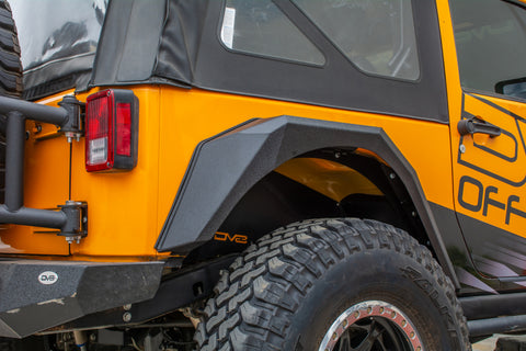 DV8 Offroad 2007-2018 Jeep Wrangler Armor Fenders - FENDB-09