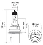 Hella Bulb Hb5 9007 12V 65/55W Xen Ylw - H71070622