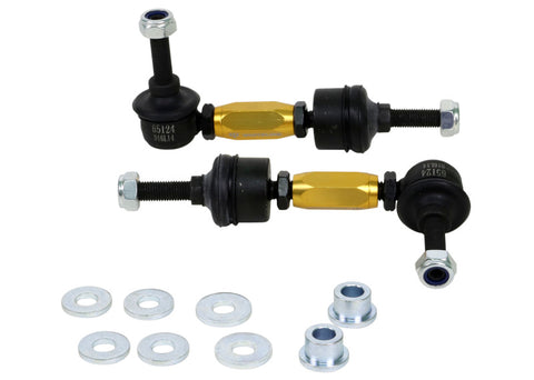 Whiteline 2012+ Ford Focus ST Rear Adjustable Heavy Duty Sway Bar Link Kit - KLC195