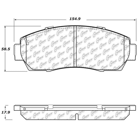 StopTech Street Touring 11-15 Honda Crosstour/Odyssey Front Brake Pads - 308.15210