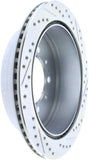 StopTech Select Sport 13-17 Toyota Land Cruiser Drilled / Slotted Rear Passenger-Side Brake Rotor - 227.44157R