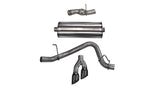 Corsa 15-16 GMC Yukon Denali 6.2L V8 Single Side Exit Cat-Back Exhaust w/ Polished Black Tips - 14826BLK