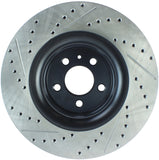 StopTech Slotted & Drilled Sport Brake Rotor - 2015 Ford Mustang Non-Brembo - Front Left - 127.61114L