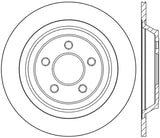 StopTech Sport Drilled & Slotted Rotor - Rear Right - 127.61111L