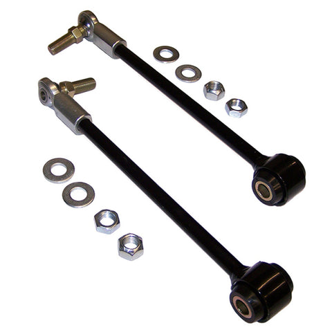 Superlift 07-18 Jeep Wrangler JK Rubicon w/ 2-4in Lift Kit Sway Bar Links - Front - 5715