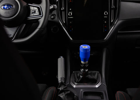 Mishimoto 2022+ Subaru WRX Shift Knob World Rally Blue - MMSK-WRX-22WRB