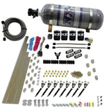 Nitrous Express 8 Cyl VXL Direct Port 4 Solenoids Nitrous Kit (200-500HP) w/12lb Bottle - 80019-12