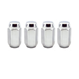 McGard Hex Lug Nut (Cone Seat) M14X1.5 / 22mm Hex / 1.635in. Length (4-Pack) - Chrome - 64069