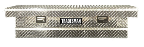 Tradesman Aluminum Economy Cross Bed Truck Tool Box (70in./Front Opening) - Brite - 111001T