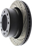 StopTech Sport Drilled & Slotted Rotor - Front Right - 127.67080L