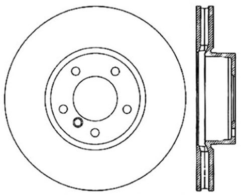 StopTech Drilled Sport Brake Rotor - 128.34098R