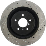 StopTech Infiniti G37 / Nissan 370Z SportStop Slotted & Drilled Front Left Rotor - 127.42100L