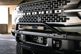 DV8 Offroad 2021-2022 Ford Bronco (Not For Factory Plastic Bumper) Factory Bumper Bull Bar - Black - LBBR-06