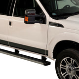 Putco 11-16 Ford SuperDuty - Crew Cab 8ft (12pcs - 6.25in Wide) Black Platinum Rocker Panels - 9751455BP