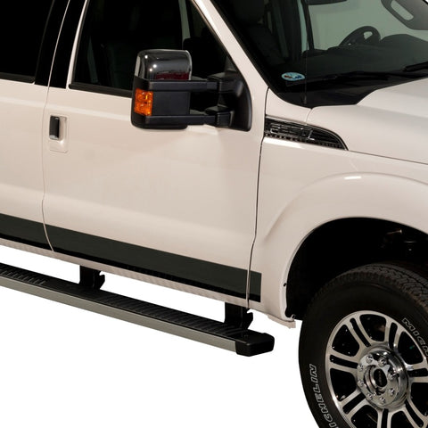 Putco 11-16 Ford SuperDuty - Reg Cab 8ft (10pcs - 6.25in Wide) Black Platinum Rocker Panels - 9751451BP