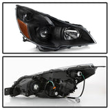 xTune 13-14 Subaru Legacy/Outback OEM Style Headlights-Black (HD-JH-SLEG13-AM-BK) - 9042317