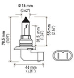 Hella Optilux XB White Halogen Bulbs HB4 12V 80W (2 pack) - H71070367