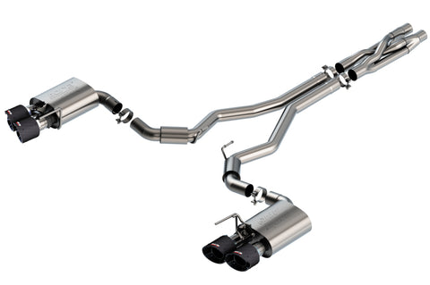 Borla 2020 Ford GT500 5.2L AT 3in ATAK CatBack Exhaust w/ Carbon Fiber Tips - 140837CF