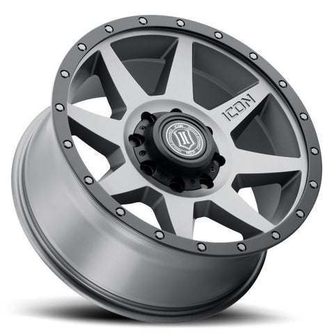 ICON Rebound 20x9 8x6.5in 12mm Offset 5.5in BS Titanium Wheel - 1820908055TT