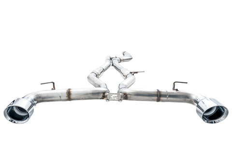 AWE Tuning 2020 Toyota Supra A90 Track Edition Exhaust - 5in Chrome Silver Tips - 3015-32116