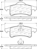 StopTech Street Select Brake Pads - 305.07910