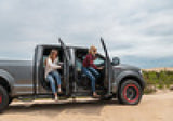 N-Fab Nerf Step 2017 Ford F-250/350 Super Duty SuperCab 8ft Bed - Tex. Black - Bed Access - 3in - F17110QC-6-TX