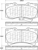 StopTech Street Brake Pads - 308.11190