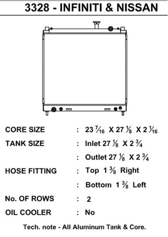 CSF 04-15 Nissan Titan Armada Radiator - 3328