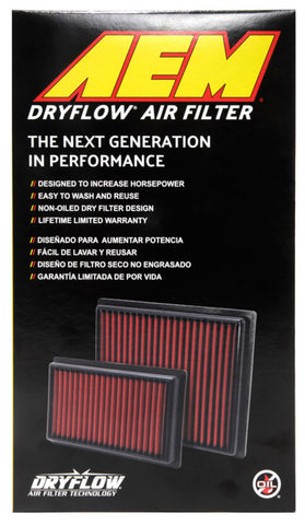 AEM 17-20 Subaru BRZ 2.0L DryFlow Air Filter - 28-50060